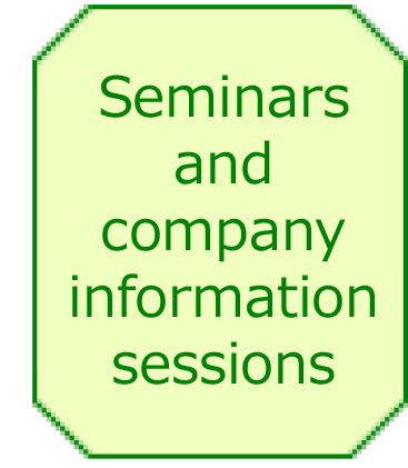 Seminars and company information sessions